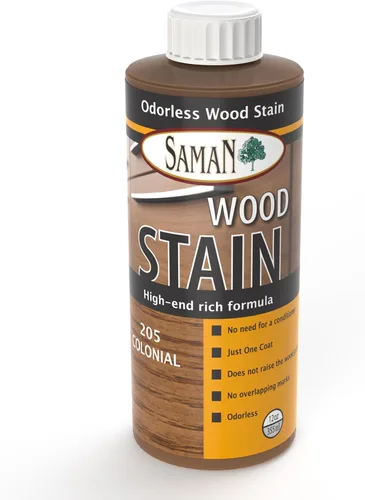 Vista 55 de SamaN Tinte interior para madera a base de agua, tinte natural para muebles, molduras, paneles de madera, gabinetes (colonial TEW-205-32, 32 oz)