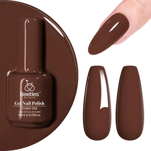 Vista 24 de Beetles - Esmalte de uñas en gel, 1 unidad de 0.5 onzas fluidas (15ml), extracción por remojo, arte de uñas, estética de manicura, bricolaje, curado