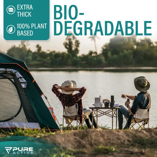 Vista 5 de Toallitas XXL para adultos mayores, toallitas higiénicas sin enjuague para ducha, viajes y campamento, 12 x 12 pulgadas, sin perfume, paquete de 50