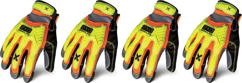 Vista 6 de Guantes de trabajo Ironclad Guantes de protección contra impactos Negro