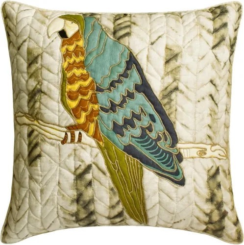 Vista 14 de The HomeCentric Fundas de almohada decorativas con bordes de 12 x 12 pulgadas Funda de cojín de seda de arte moderno Fundas de almohada verdes