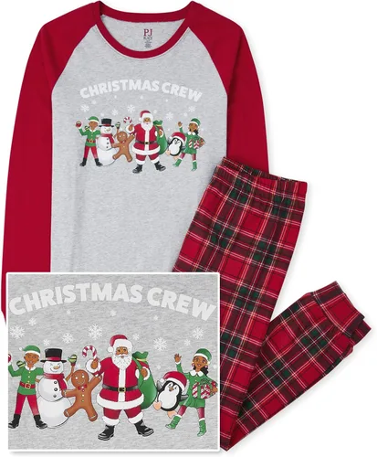 Vista 49 de The Children's Place Pijama de Navidad unisex para bebé, algodón
