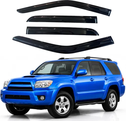 Vista 296 de Visera de ventana IG para Ford Focus Sedán y Hatchback 2012-2018, Protector de ventana lateral para lluvia y viento estilo Mugen, extra duradero