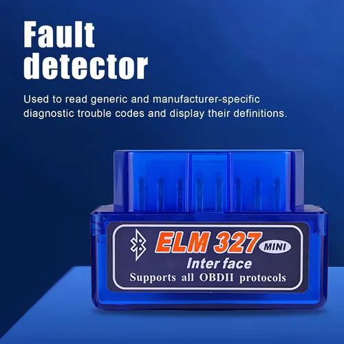 Vista 3 de Escáner OBD2 Bluetooth, Herramienta de Escaneo de Diagnóstico Universal ELM327 OBDII Lector de Códigos de Auto, Herramienta de Diagnóstico Escáner