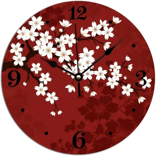 Vista 9 de ArogGeld Reloj de pared de Halloween para dormitorio, cuervo negro, vintage