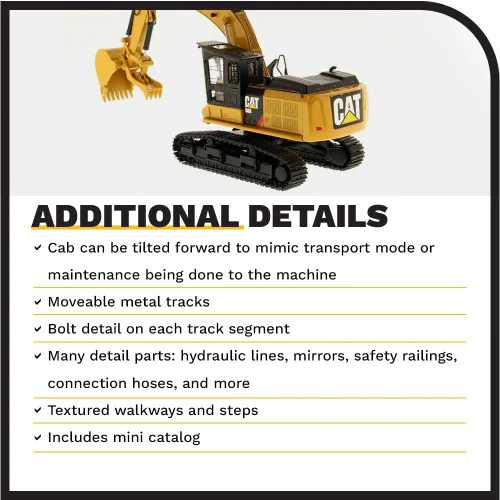 Vista 5 de Diecast Masters Caterpillar 568 GF Road Builder High Line Series Vehículo