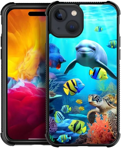 Vista 230 de Funda compatible con iPhone 15, diseño de elefantes africanos, diseño increíble a prueba de golpes, antiarañazos, carcasa trasera de policarbonato
