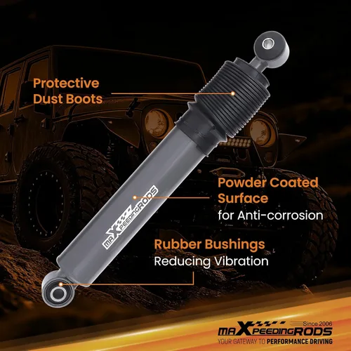 Vista 10 de maXpeedingrods Estabilizador de dirección dual para Jeep Wrangler JK JKU