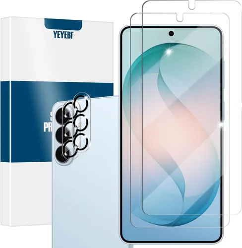 Vista 12 de Protector de pantalla de vidrio templado transparente para Galaxy S20 FE HD + protectores de lente de cámara, [2+2 unidades] [vidrio 3D]