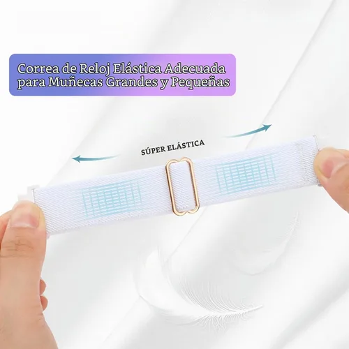 Vista 3 de Paquete de 6 bandas elásticas de nailon compatibles con Amazfit Active 2/Active, 0.787 pulgadas, tela suave, transpirable, correa deportiva de 6Pcs-2