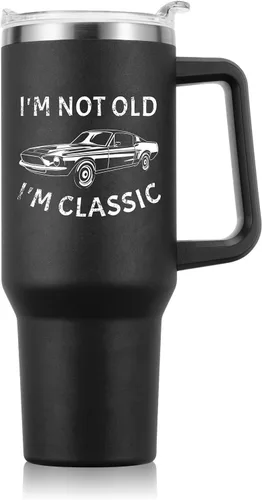 Vista 10 de NOWWISH Regalos para hombres, taza de café para papá, regalos de cumpleaños de hija e hijo, tazas geniales del día del padre para papá, esposo
