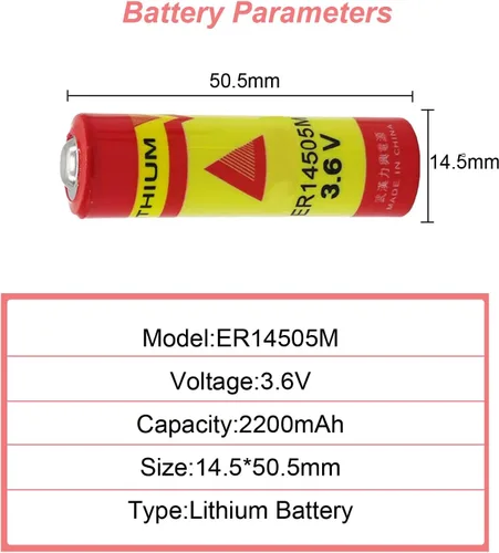 Vista 2 de Hoorae 30 Pack ER14505M 3.6V 2200mAh Lithium Battery Non-Rechargeable(AA)
