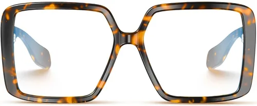 Vista 11 de VISOONE Gafas de bloqueo de luz azul TR90 de gran tamaño, accesorios de moda, sin receta para mujeres, Harvard