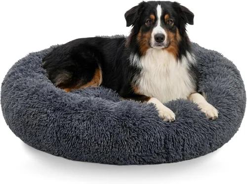 Vista 16 de Active Pets Cama Premium para Perros Pequeños en Forma de Dona, Se Adapta a Perros de Hasta 45 Libras, Funda Removible y Cojín Lavable, Felpa