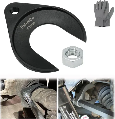 Vista 7 de Herramienta de extracción de eje CV interno ReluxGo de 48 mm con tuerca, accesorio de polea de eje de transmisión delantero, se ajusta a martillos