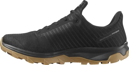 Vista 9 de SALOMON Botas de senderismo Outbound Prism Gore-TEX para hombre de pista y campo, Verde Gris Negro Marrón, M