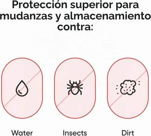 Vista 5 de Bolsa de almacenamiento para cochecito – Calidad premium fabricada en Estados Unidos – Bolsa de cochecito resistente de 4 mil para mudanza