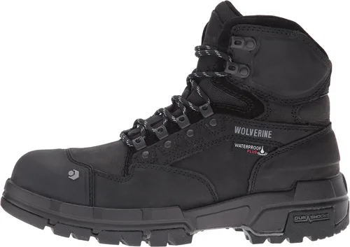 Vista 8 de Wolverine Legend zapatos de trabajo impermeables con puntera de composite, 6pulgadas, para hombre