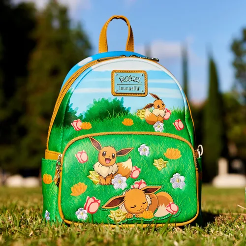 Vista 8 de Loungefly Mini-mochila Pokémon Eevee, exclusiva de Tienda