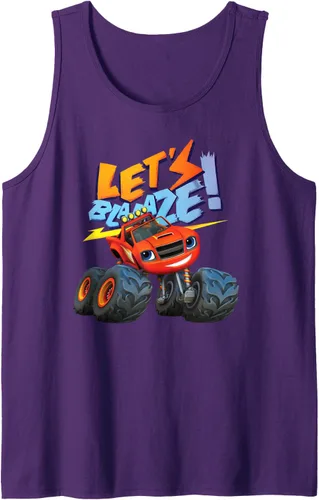 Vista 4 de Camiseta sin mangas Blaze Let's Blaze!, Negro, S