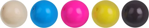 Vista 5 de RUBYCA Opaco pintado Druk Perlas de vidrio checo para la fabricación de joyas 0.236 in, colores mezclados w/caja del envase