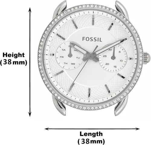 Vista 8 de Fossil ES4262 Tailor Reloj analógico de cuarzo plateado para mujer Plateado Reloj de cuarzo