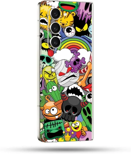 Vista 17 de MightySkins Skin compatible con Samsung Galaxy Z Fold 5 - Puppy Fall Funda protectora de vinilo duradera y única Fácil de aplicar, quitar
