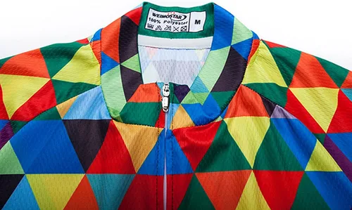 Vista 4 de Camiseta de ciclismo para hombre, camiseta de manga corta para ciclismo MTB, chaqueta reflectante para bicicleta con 3 bolsillos, tallas S-3XL