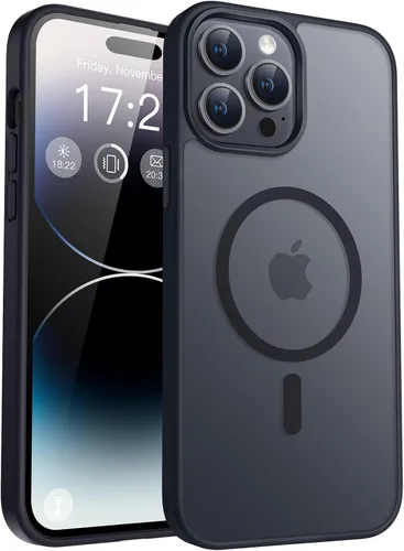 Vista 84 de Funda para teléfono Google Pixel 9 Pro XL, Compatible con Magnético, Protección contra Caídas de Grado Militar Translúcida Mate Resistente a Golpes