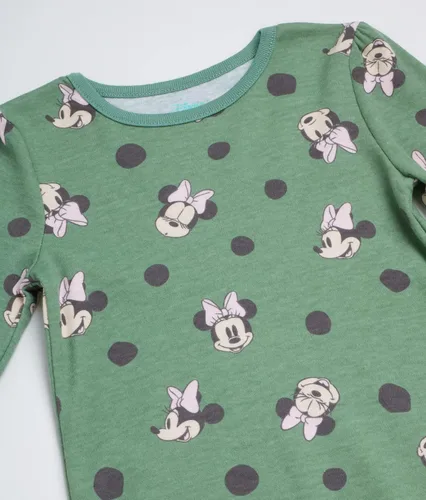 Vista 5 de Disney Conjunto deportivo de 3 piezas camiseta de manga larga pantalón de forro polar Minnie Mouse Winnie the Pooh 0-4T