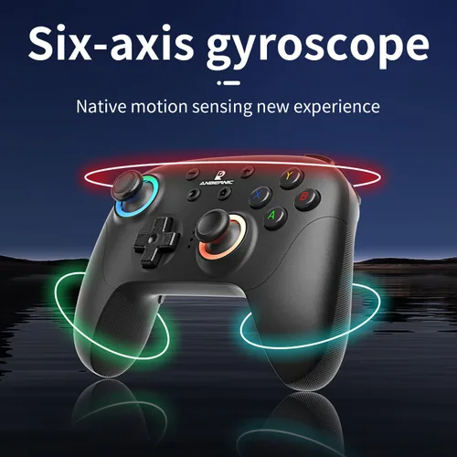 Vista 6 de Doriteney RG P01 Wireless Gaming Controller Compatible with Switch Game Controllers RG P01 2.4G Controller Gamepad for