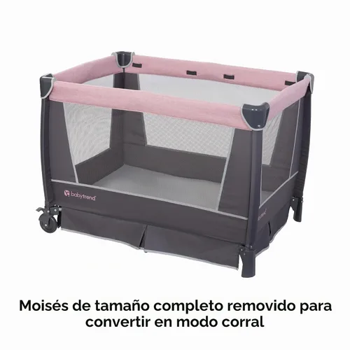 Vista 9 de Baby Trend Simply Smart - Centro de guardería para niños, color rosa