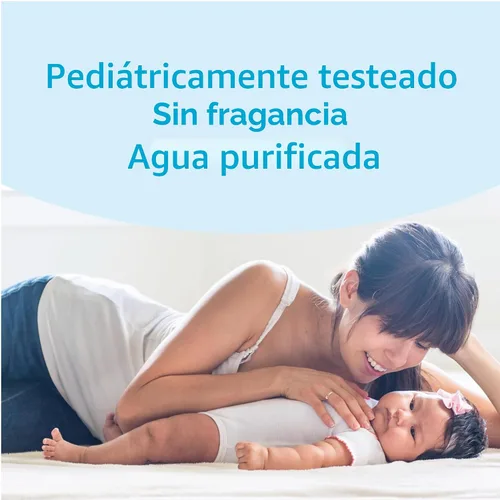 Vista 4 de Amazon Elements Toallitas para bebé, sin perfume, 810 unidades, paquetes abatibles