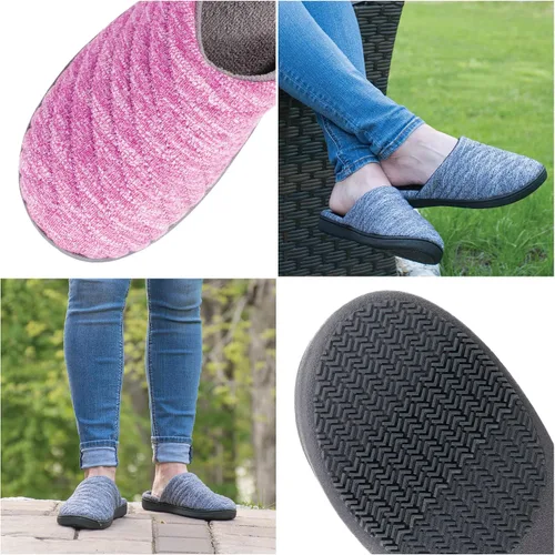 Vista 3 de isotoner Women's Andrea Space Knit Slide Slippers