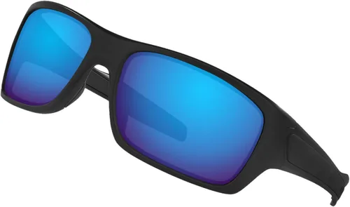 Vista 2 de BroLizard - Lente polarizada para gafas de sol Oakley Turbine OO9263, azul