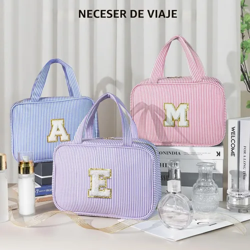Vista 7 de TOPEAST Regalos de Navidad para Mujeres, Adolescentes y Niñas - Bolsa de Aseo Colgante de Viaje y Bolsa de Maquillaje, Bolsa de Aseo Personalizada