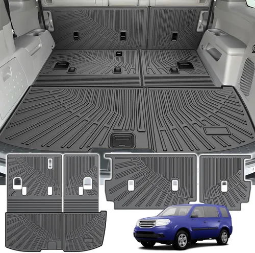 Vista 26 de Powerty - Alfombrilla de maletero para Buick Encore 2013-2022/Chevrolet Trax 2014-2023, accesorios, alfombrillas de carga TPO, forro de carga