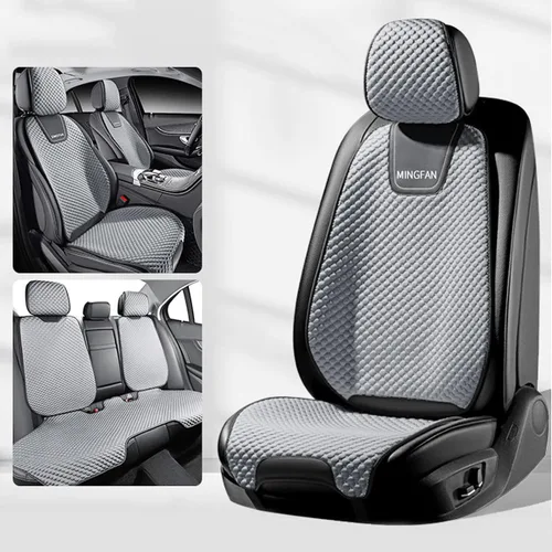 Vista 17 de Funda de asiento delantero para MAZDA2, MAZDA3, MAZDA6, Mazda Tribute, transpirable, cómodos protectores de asiento de 2 asientos (tipo 1 negro)