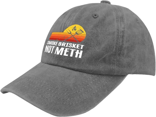 Vista 2 de Hats for Men Baseball Cap Funny Baseball CapSmoke CapsSmmoke Meeatj Not Drugs Baseball Hats for Men