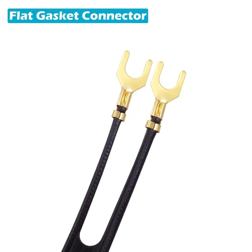 Vista 4 de Transformador a juego, paquete de 3 unidades, chapado en oro, adaptador de 75 ohmios a 300 ohmios, convertidor de transformador balun UHF / VHF / FM