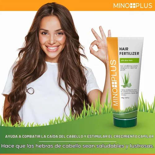 Vista 4 de Fertilizante orgánico para el cabello 5.29 oz - Formulado para prevenir la pérdida de cabello, con aceite de zanahoria