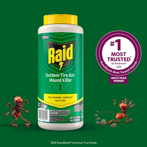 Vista 8 de Raid Insecticida al aire libre del polvo del asesino del montículo