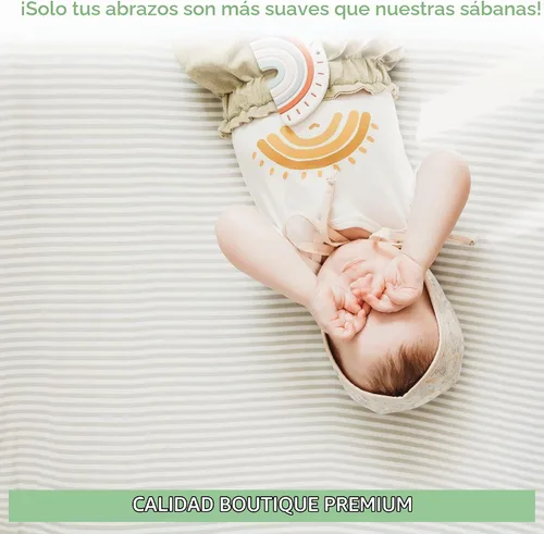 Vista 5 de Joey + Joan Sábanas bajeras de cuna para bebé Beside Dreamer Bedside Sleeper y Chicco Next2Me - Se adapta a colchones de 20 x 33 pulgadas - Suave