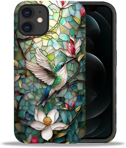 Vista 92 de DAIZAG Funda compatible con iPhone 11, hermoso color arena, patrón completo, carcasa rígida híbrida de plástico TPU + funda de protección