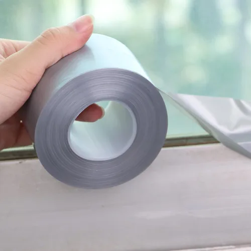Vista 12 de Cinta selladora transparente, contra condiciones climáticas adversas, cinta adhesiva sin residuos, cinta aislante para puertas, ventanas y espacios