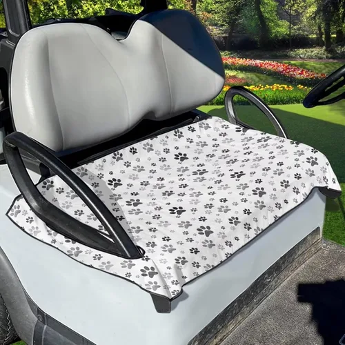 Vista 6 de Funda para asiento de carrito de golf, ligera, ajuste universal, accesorios para carrito de golf, fácil de instalar