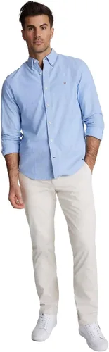 Vista 2 de Tommy Hilfiger Camisa casual de manga larga con botones para hombre, de ajuste regular, colección 2024