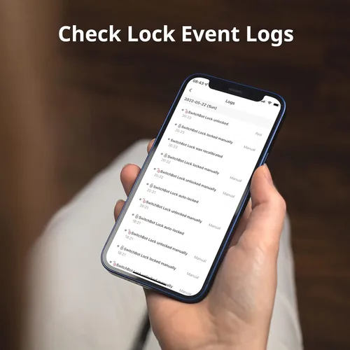 Vista 5 de SwitchBot Smart Keypad Touch para SwitchBot Lock, Entrada sin llaves con huella dactilar para el hogar, IP65 a prueba de agua, admite contraseñas