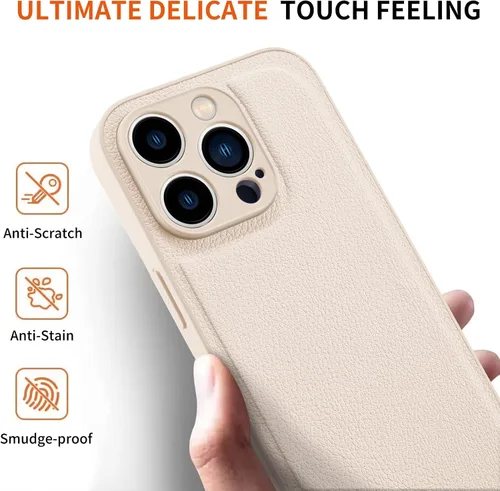 Vista 3 de Compatible con iPhone 7 Plus/8 Plus Funda de cuero para teléfono para mujeres, funda de lujo sólida de moda, funda delgada anti-choque de diseño