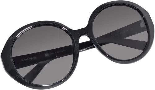 Vista 5 de SALVATORE FERRAGAMO Gafas de sol redondas grises para hombre SF1067S 001 57